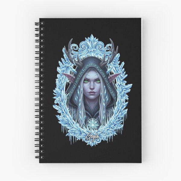 Item preview, The Silent Ice Queen: Gryla with Crown of Antlers designed and sold by HexOne.