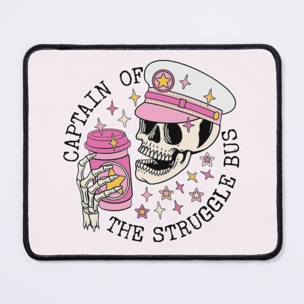 Item preview, Captain of the Struggle Bus Skeleton Coffee Lover Apparel & Decor designed and sold by Compass and a Camera.