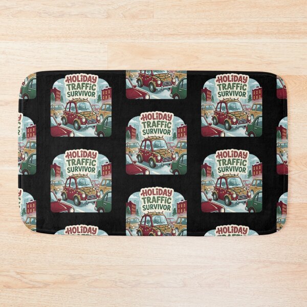 Item preview, Holiday Traffic Survivor 3 – Funny Christmas Travel Design designed and sold by PIXelayDesigns.