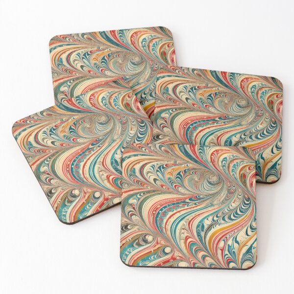 Item preview, Vintage Marbled Paper Pattern Retro Abstract Design designed and sold by PinUpPizzazz.