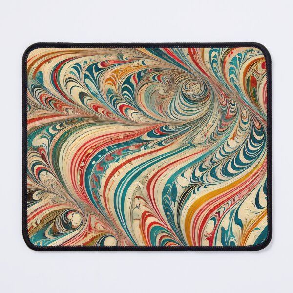 Item preview, Vintage Marbled Paper Pattern Retro Abstract Design designed and sold by PinUpPizzazz.