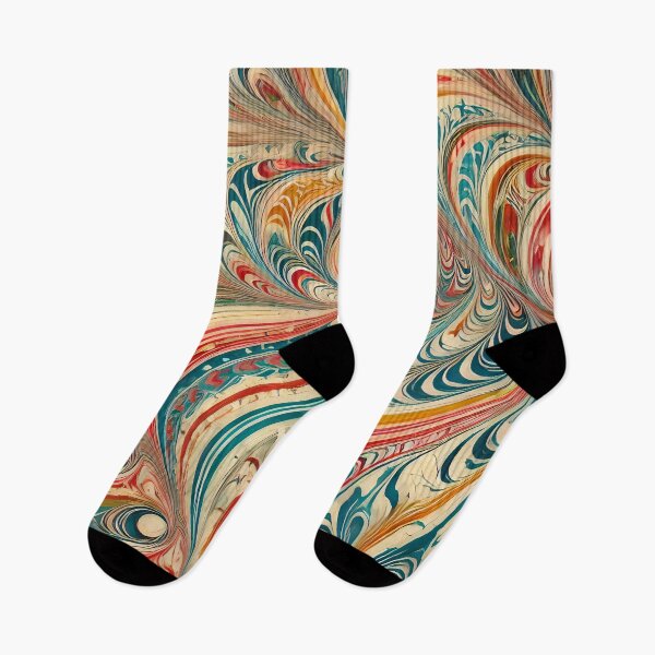 Item preview, Vintage Marbled Paper Pattern Retro Abstract Design designed and sold by PinUpPizzazz.