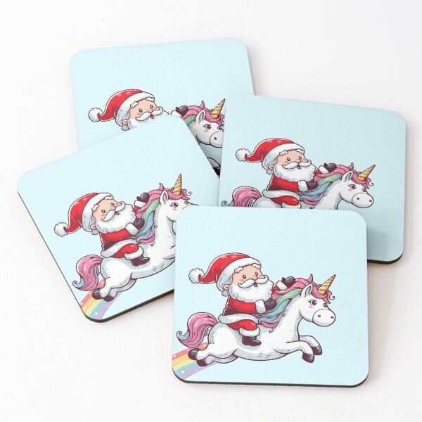 Item preview, Santa Unicorn designed and sold by Gkinoki.