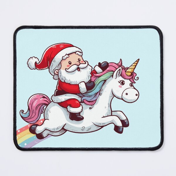 Item preview, Santa Unicorn designed and sold by Gkinoki.