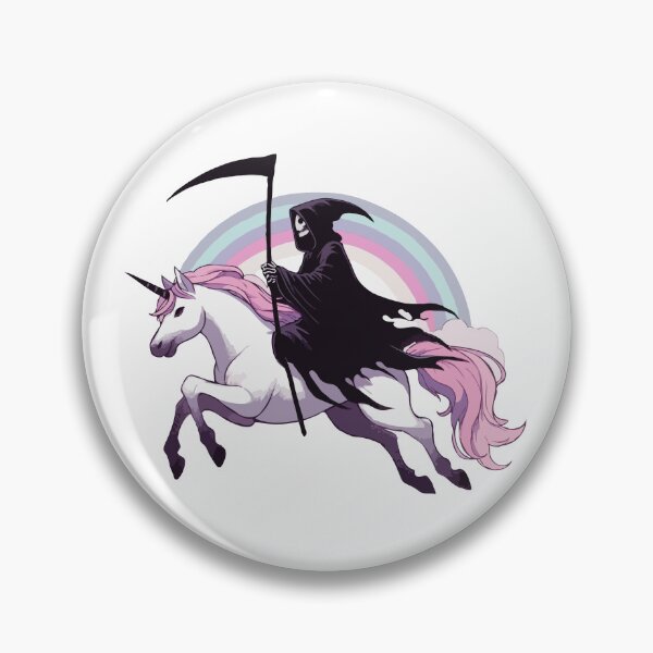 Item preview, Reaper Unicorn Rainbow designed and sold by Gkinoki.