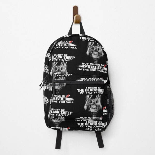 Item preview, Skull I Might Be The Black Sheep Of The Family But When Sht Gets Real I'm The One You Call designed and sold by jakaun.
