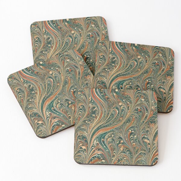 Item preview, Vintage Marbled Paper Pattern Retro Abstract Design designed and sold by PinUpPizzazz.