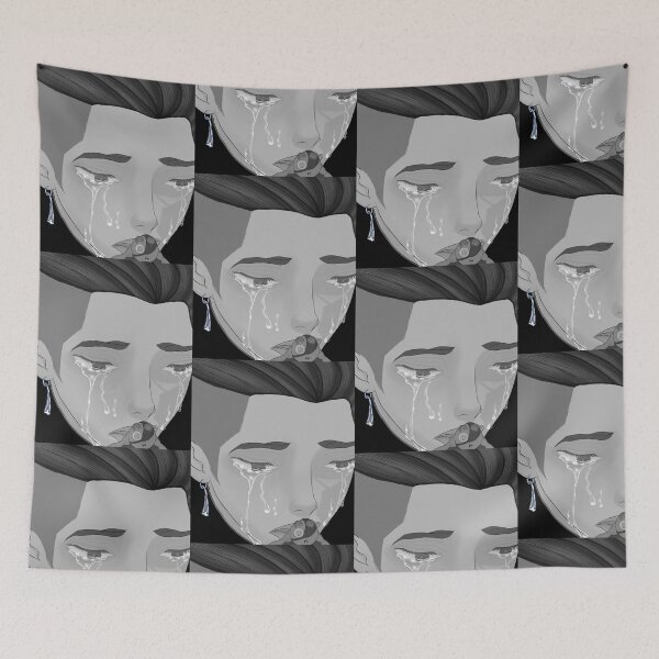 Item preview, Hurt but Holding On – Emotional Portrait designed and sold by kerissfantasyart .