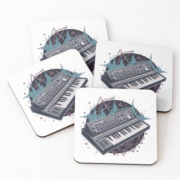 Item preview, Vintage Analog Synthwave Keyboard Electronic Music Lover designed and sold by AinulArtStor.