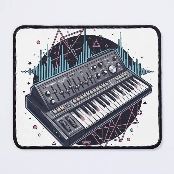 Item preview, Vintage Analog Synthwave Keyboard Electronic Music Lover designed and sold by AinulArtStor.