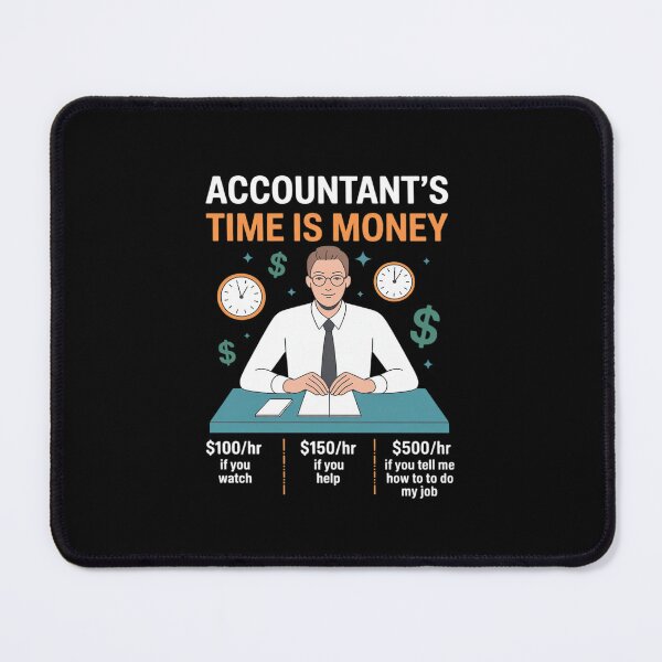 Item preview, Accountant Hourly Rate Accounting designed and sold by ShelFisher.