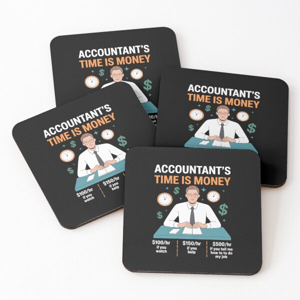 Item preview, Accountant Hourly Rate Accounting designed and sold by ShelFisher.