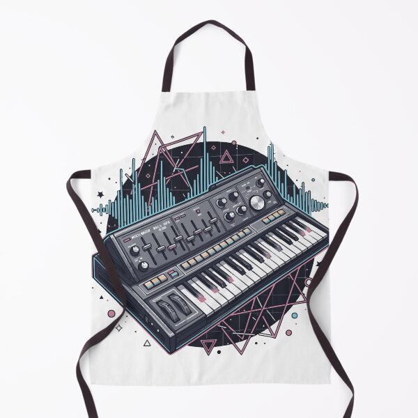 Item preview, Vintage Analog Synthwave Keyboard Electronic Music Lover designed and sold by AinulArtStor.