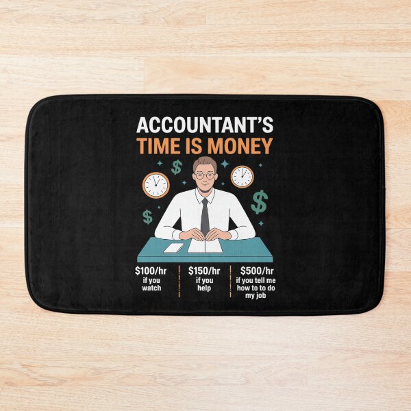 Item preview, Accountant Hourly Rate Accounting designed and sold by ShelFisher.