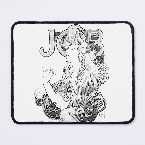 Artikelvorschau, Alphonse Mucha JOB ISOGS entworfen und verkauft von Xzendor7 Digital Art Creations.