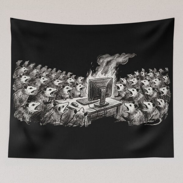 Item preview, Fatal System Error: IT Possum Inferno designed and sold by socooked.