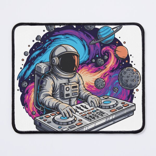 Artikelvorschau, Astronaut DJ Mixer Space Rave Galaxy Musik entworfen und verkauft von AinulArtStor.