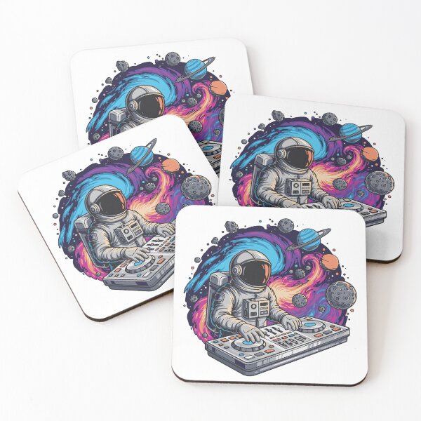 Item preview, Astronaut DJ Mixer Space Rave Galaxy Music designed and sold by AinulArtStor.