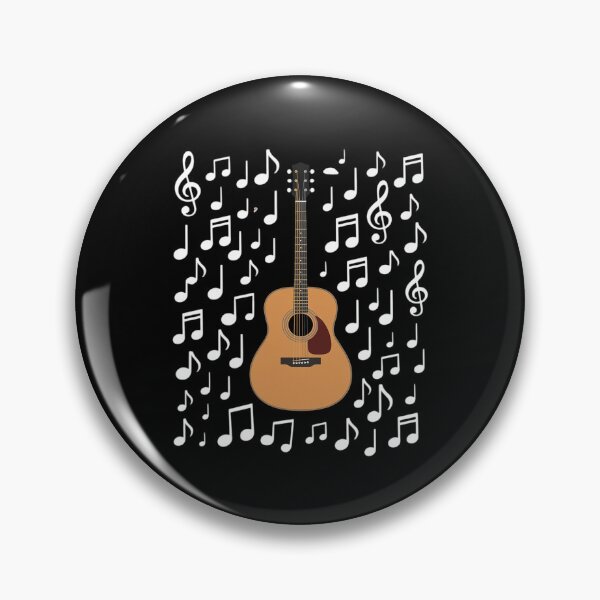 Item preview, Acoustic Guitar Musical Notes Guitarist Music Teacher Busker designed and sold by ShelFisher.