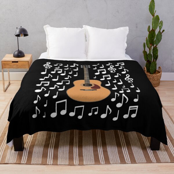 Item preview, Acoustic Guitar Musical Notes Guitarist Music Teacher Busker designed and sold by ShelFisher.