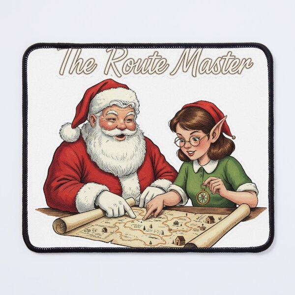 Item preview, Jolly Old Saint Nick and His Analytical Elf - Christmas Team Design designed and sold by HelixPedia.