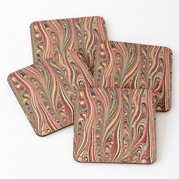Item preview, Vintage Marbled Paper Pattern Retro Abstract Design designed and sold by PinUpPizzazz.