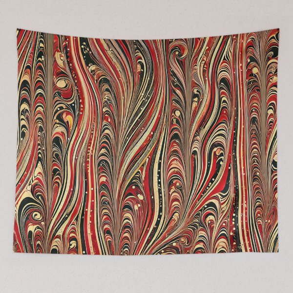 Item preview, Vintage Marbled Paper Pattern Retro Abstract Design designed and sold by PinUpPizzazz.