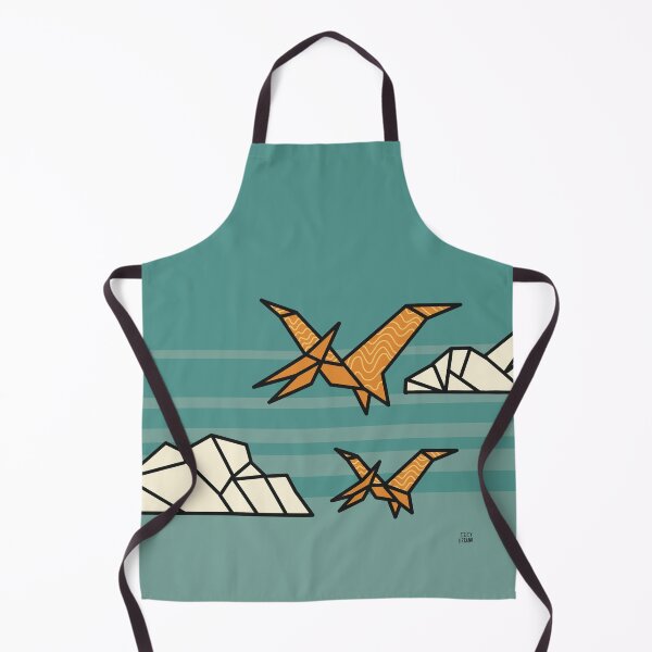 Item preview, Minimalist origami pterodactyl illustration designed and sold by CecyLL.