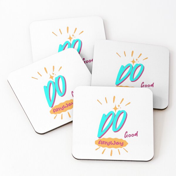 Item preview, Do Good Anyway – Positive Quote Colorful Typography Design designed and sold by Hussenb.