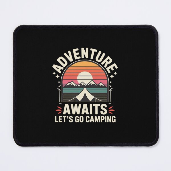 Item preview, Adventure Awaits Hiking Camping Let's Find It Apparel designed and sold by ShelFisher.