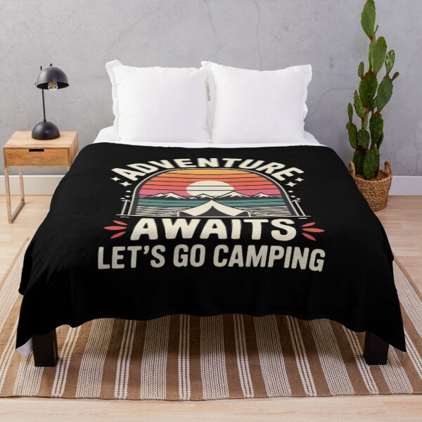 Item preview, Adventure Awaits Hiking Camping Let's Find It Apparel designed and sold by ShelFisher.