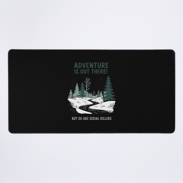 Item preview, Adventure is Out There Camping Hiking designed and sold by ShelFisher.