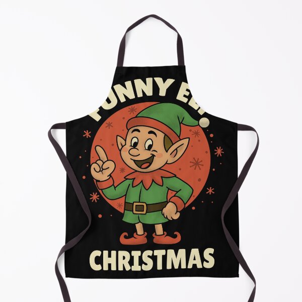 Item preview, Funny Elf Christmas – Cute Retro Holiday Cartoon Design designed and sold by Kewessthetic.