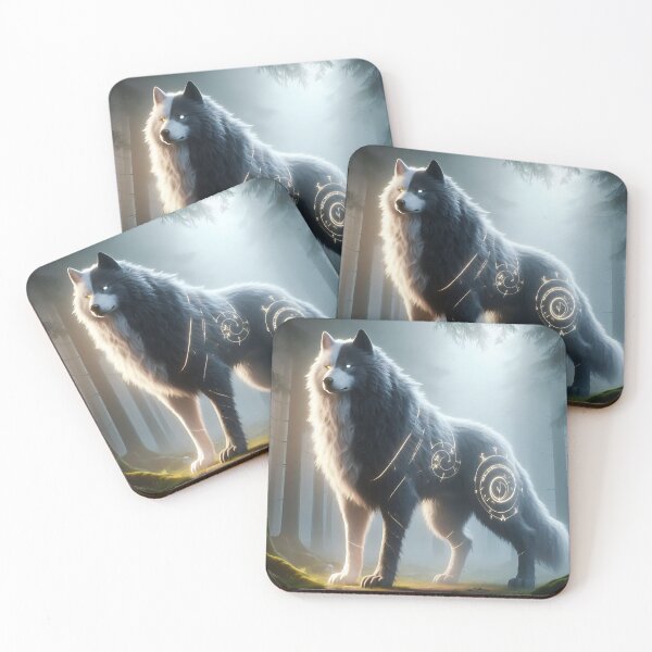 Item preview, Yin Yang Wolf designed and sold by GalleryBrisArt.