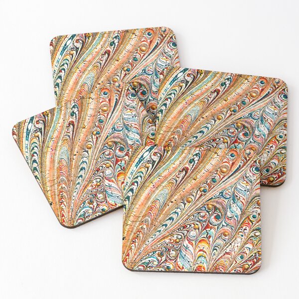 Item preview, Vintage Marbled Paper Pattern Retro Abstract Design designed and sold by PinUpPizzazz.