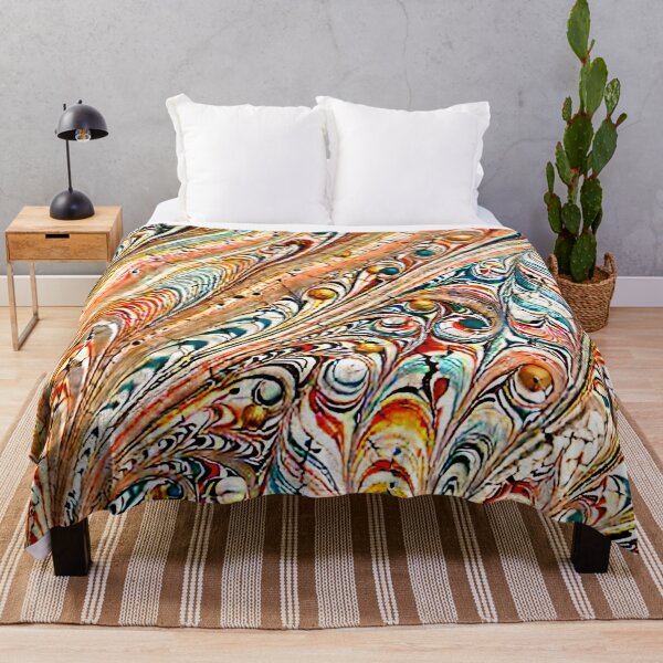 Item preview, Vintage Marbled Paper Pattern Retro Abstract Design designed and sold by PinUpPizzazz.