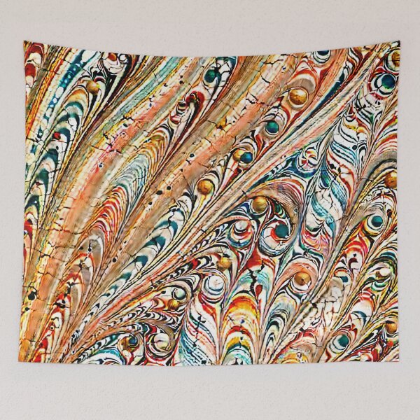 Item preview, Vintage Marbled Paper Pattern Retro Abstract Design designed and sold by PinUpPizzazz.