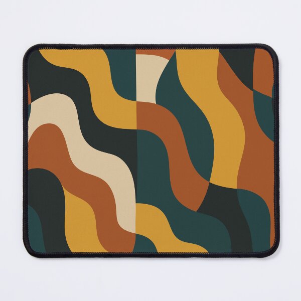 Item preview, Dark Retro Wavy Abstract Pattern designed and sold by PMG Shop.