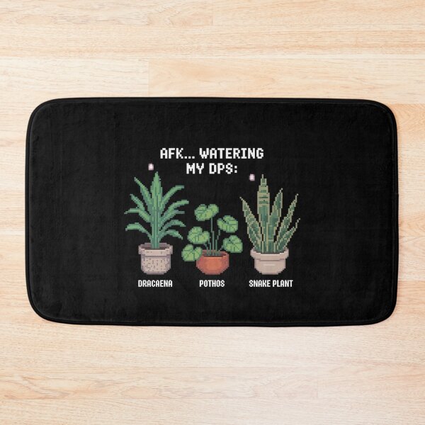 Item preview, AFK Watering My DPS Pixel Art Houseplants designed and sold by Sandrhaus.