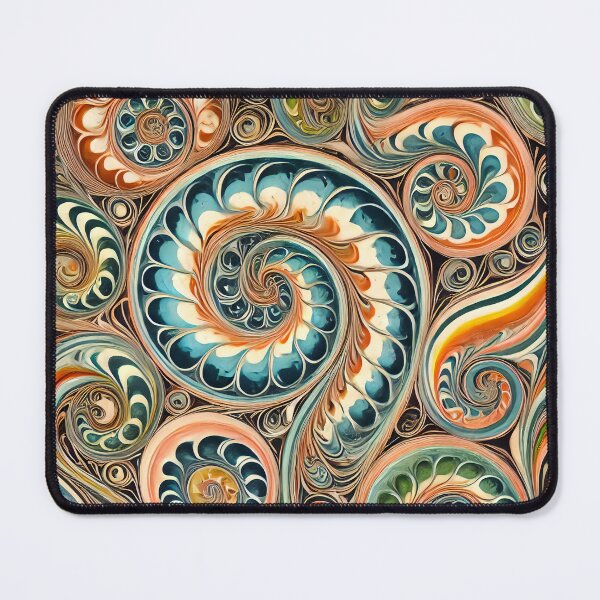 Item preview, Vintage Marbled Paper Pattern Retro Abstract Design designed and sold by PinUpPizzazz.
