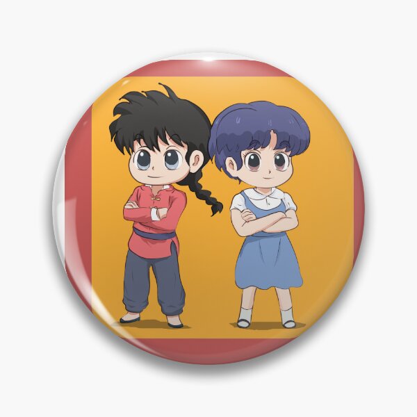 Item preview, RANMA AND AKANE CHIBI STYLE designed and sold by NiDrox.