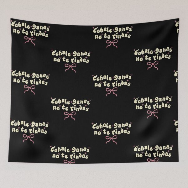 Item preview, Echale Ganas No Te Rindas Spanish Spanglish Latina Empowerment Pink Ribbon designed and sold by pansak.