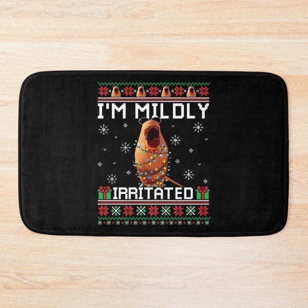 Item preview, I'm Mildly Irritated Marcus The Worm Funny Ugly Sweater Christmas Meme designed and sold by pansak.