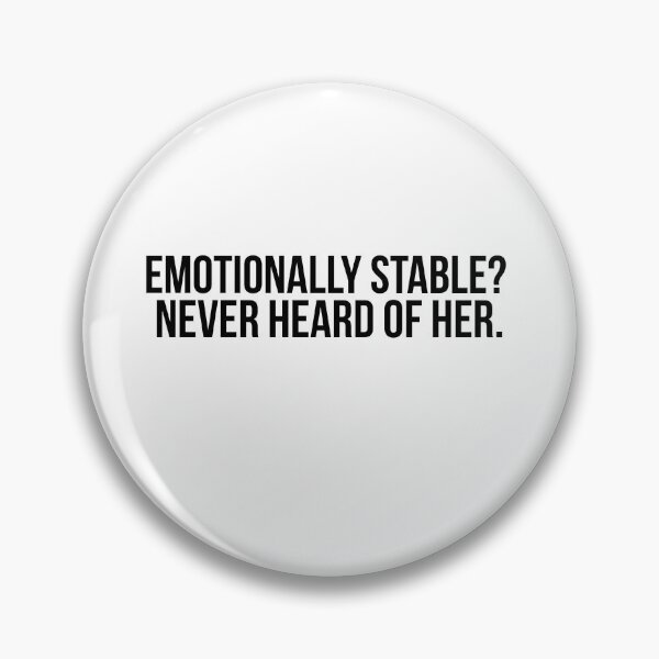 Item preview, Emotionally Stable Blackout Bar | Funny Mental Health Meme designed and sold by Greemo03.