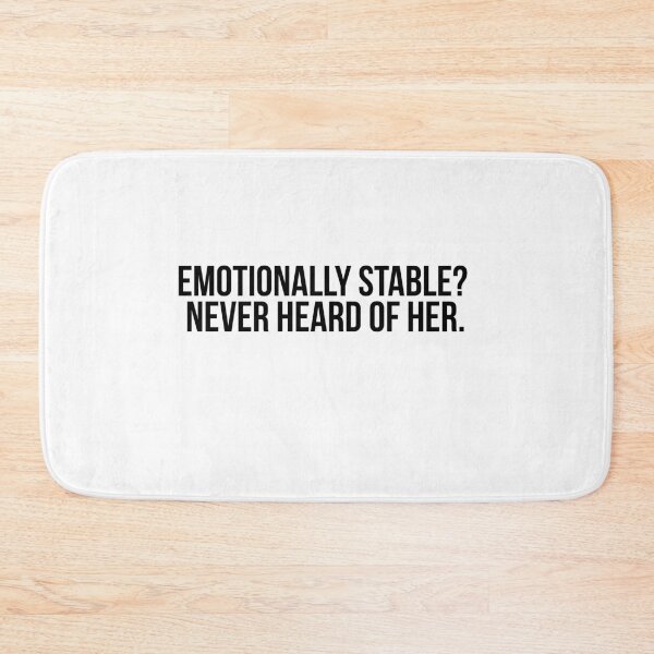 Item preview, Emotionally Stable Blackout Bar | Funny Mental Health Meme designed and sold by Greemo03.