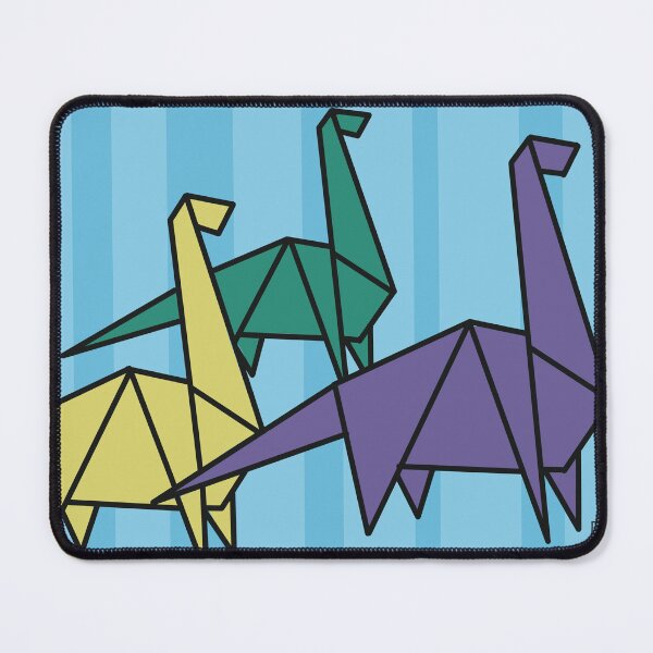 Item preview, minimalist long-neck origami illustration designed and sold by CecyLL.