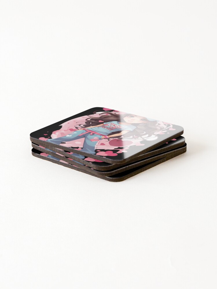 Thumbnail 4 of 5, Coasters (Set of 4), Chibi-Style designed and sold by ReneWandel.