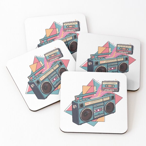 Item preview, Retro Boombox Cassette Tape Vaporwave 80s Style designed and sold by AinulArtStor.