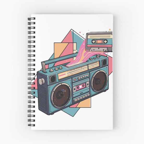 Item preview, Retro Boombox Cassette Tape Vaporwave 80s Style designed and sold by AinulArtStor.