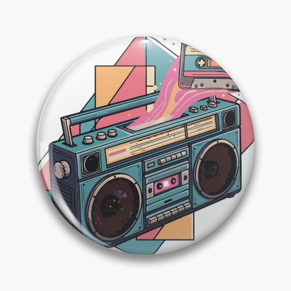 Item preview, Retro Boombox Cassette Tape Vaporwave 80s Style designed and sold by AinulArtStor.